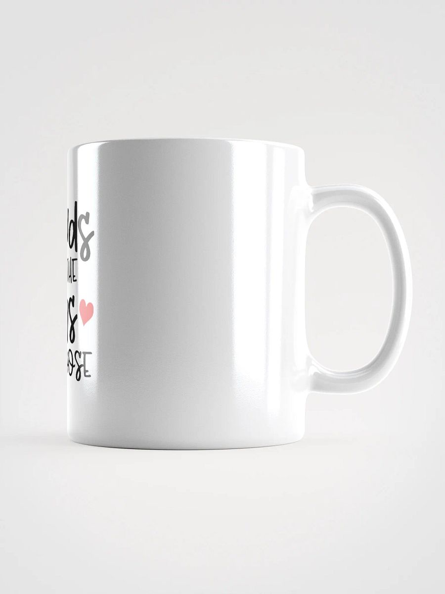'Friends are the Sisters We Choose' White Glossy Mug product image (5)