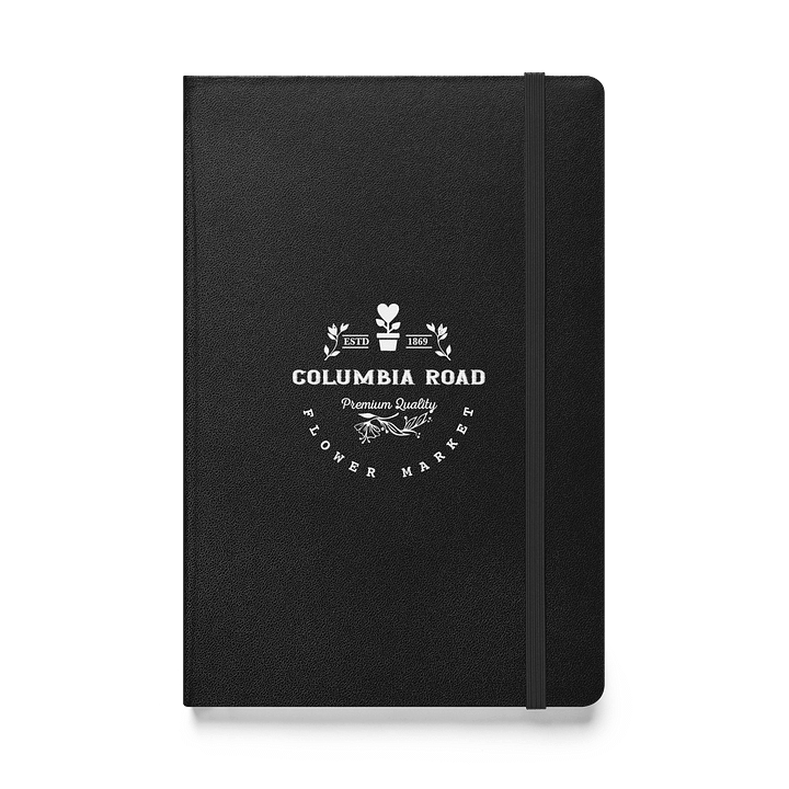 Columbia Road Market Hardcover Notebook (Black) product image (1)