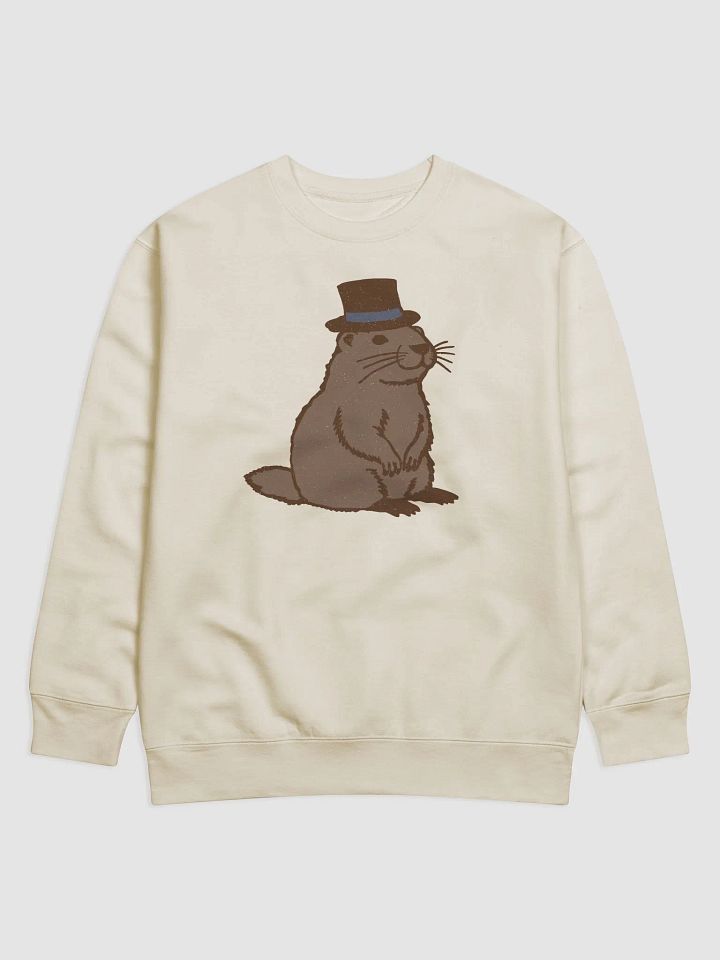 Dapper Groundhog Premium Sweatshirt product image (1)