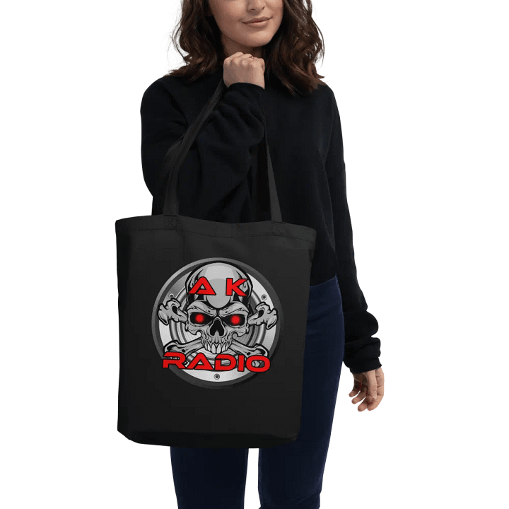 AK RADIO (Speaker & Skull) Tote Bag product image (2)