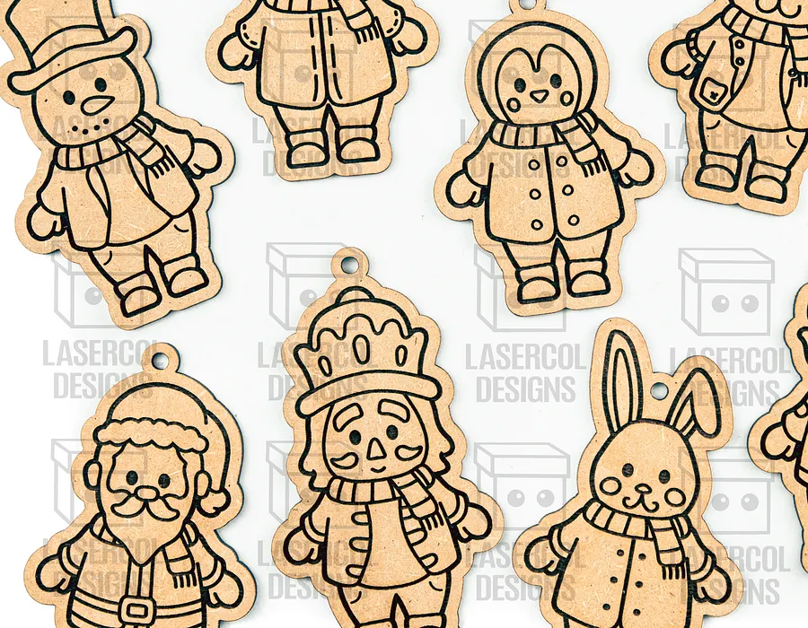 Christmas Ornaments - Laser Cut Files product image (7)