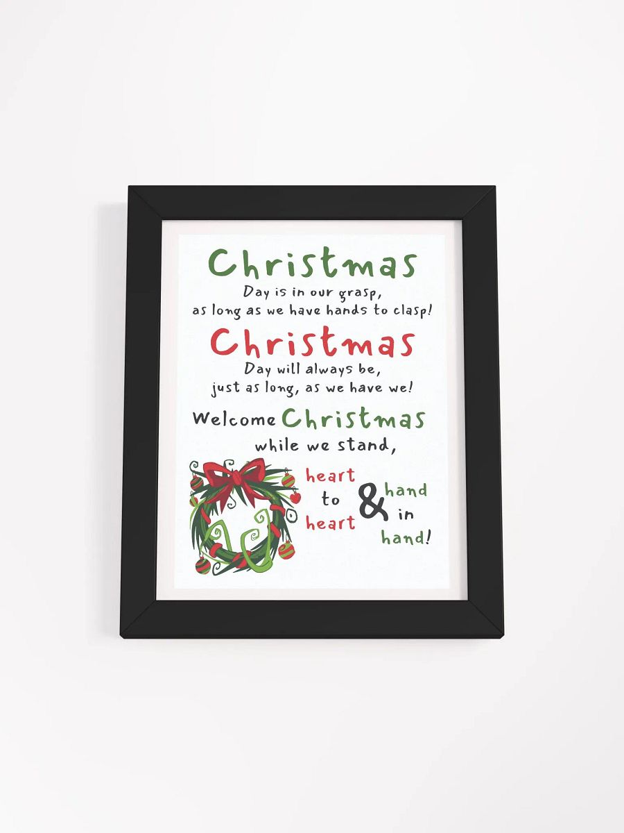 Welcome Christmas Heart to Heart Wall Art product image (11)