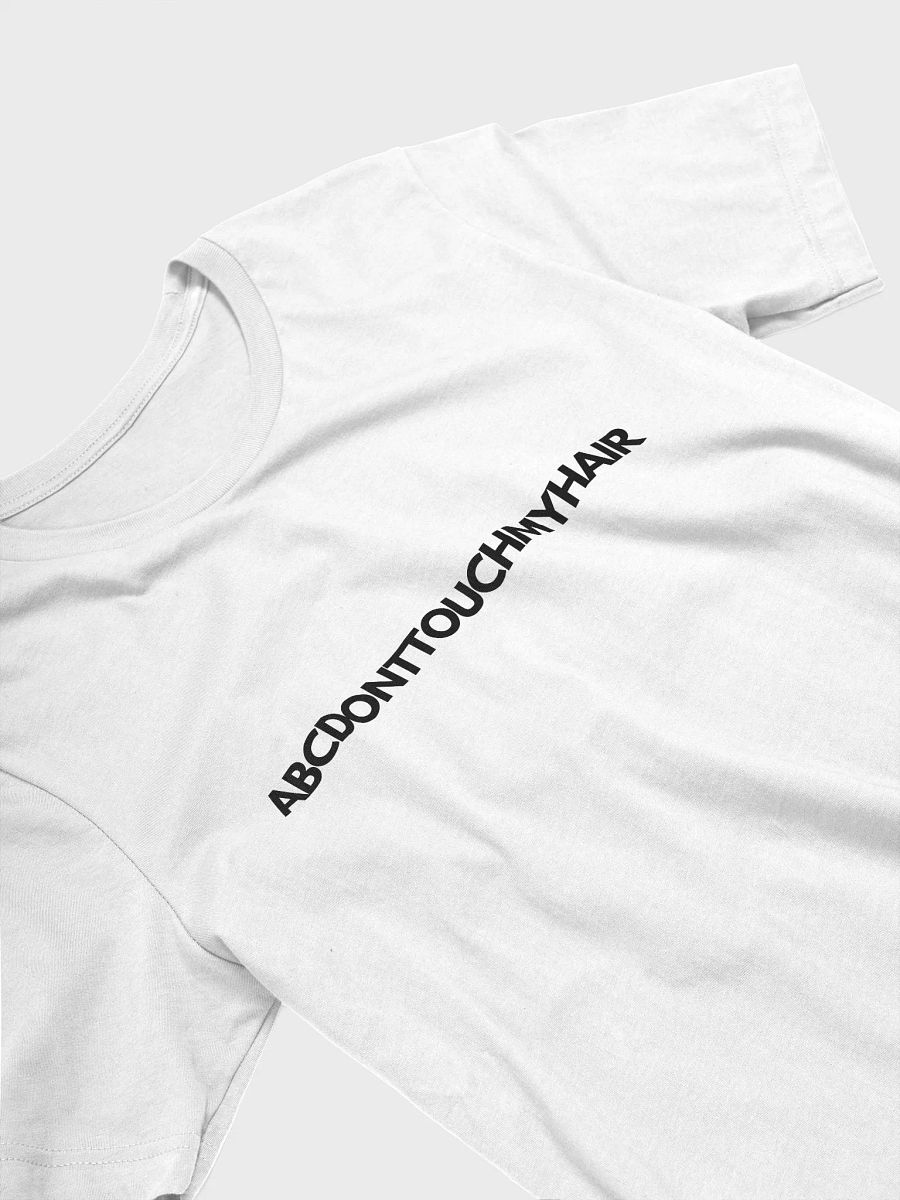ABC Don't Touch My Hair Tee (white) product image (43)