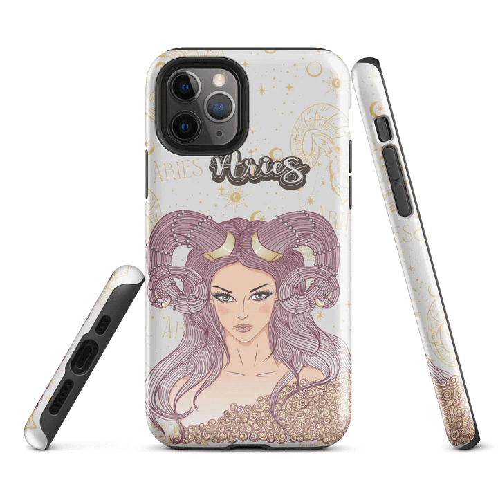 Aries Ram Horns iPhone® Tough Case product image (2)