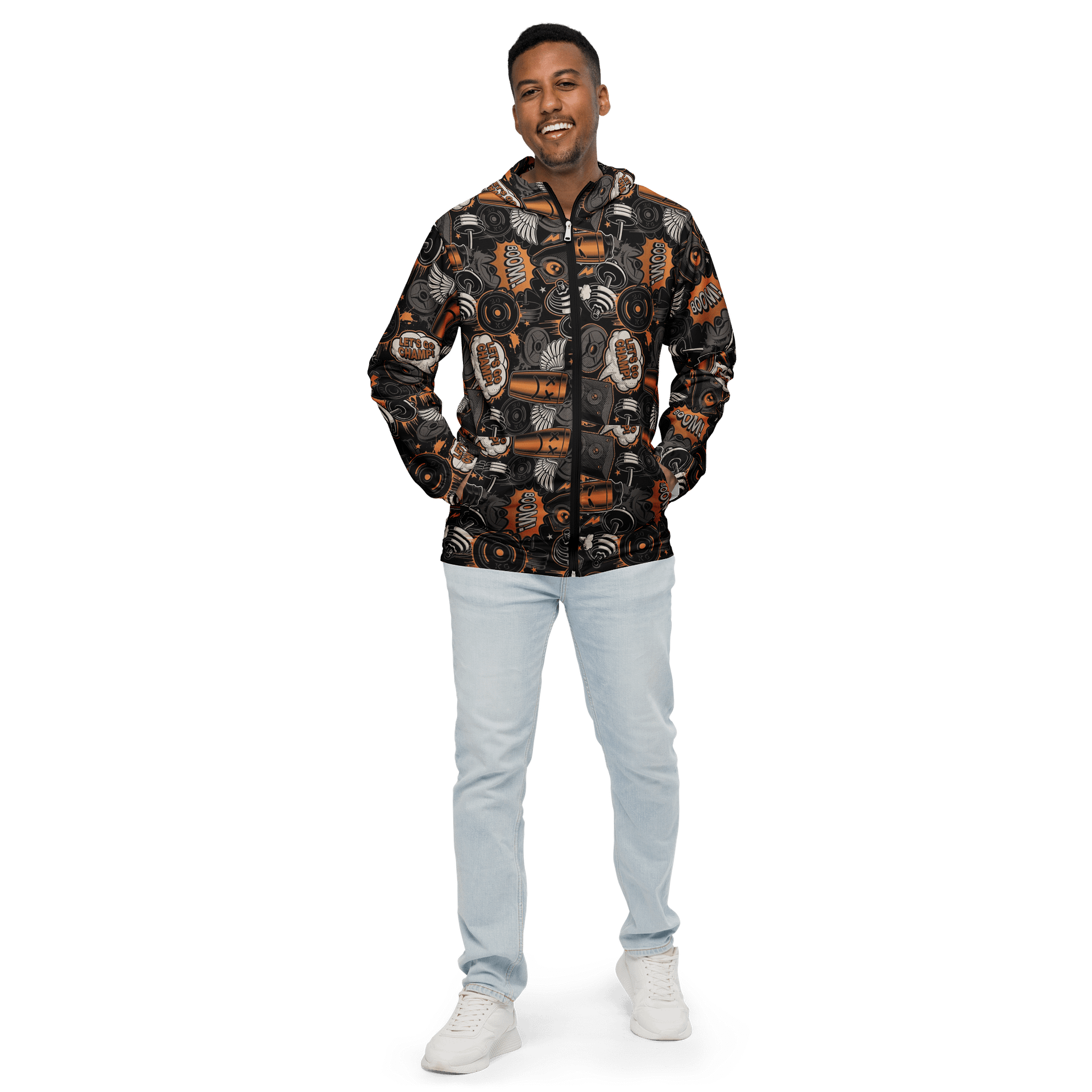Urban Vibes All-Over Print Windbreaker product image (1)