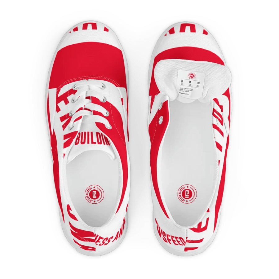IFBNewsfeed.Org's Women's Lace-Up Canvas Shoes product image (6)