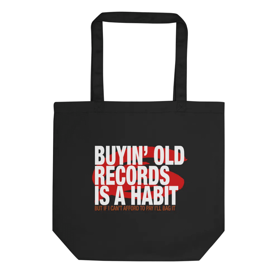 Buyin' Old Records Tote Bag product image (1)