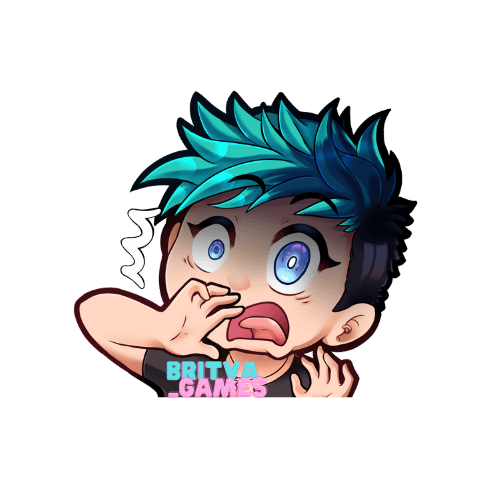 Emote Sticker Sheet 1 (4 stickers) product image (2)