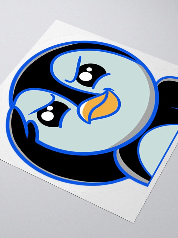 Saluting Penguin Vinyl Stickers product image (1)