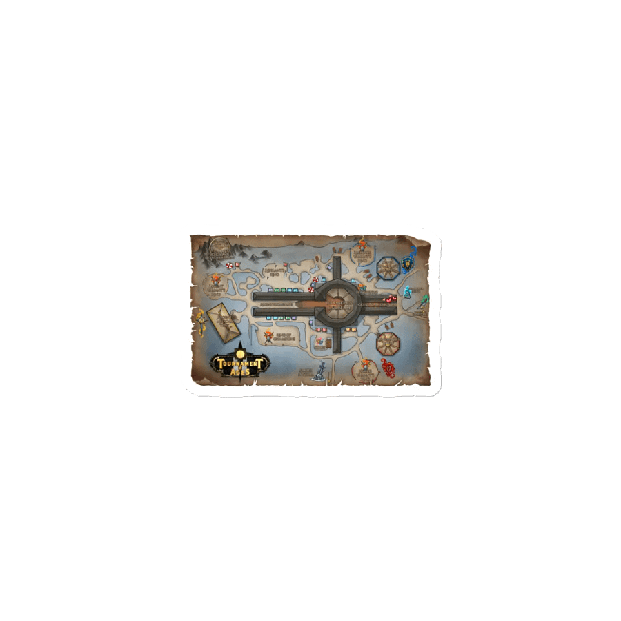 Tournament of Ages - Fairegrounds Map - Magnet product image (1)