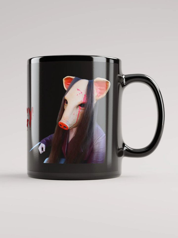 Piggy Black Mug product image (1)
