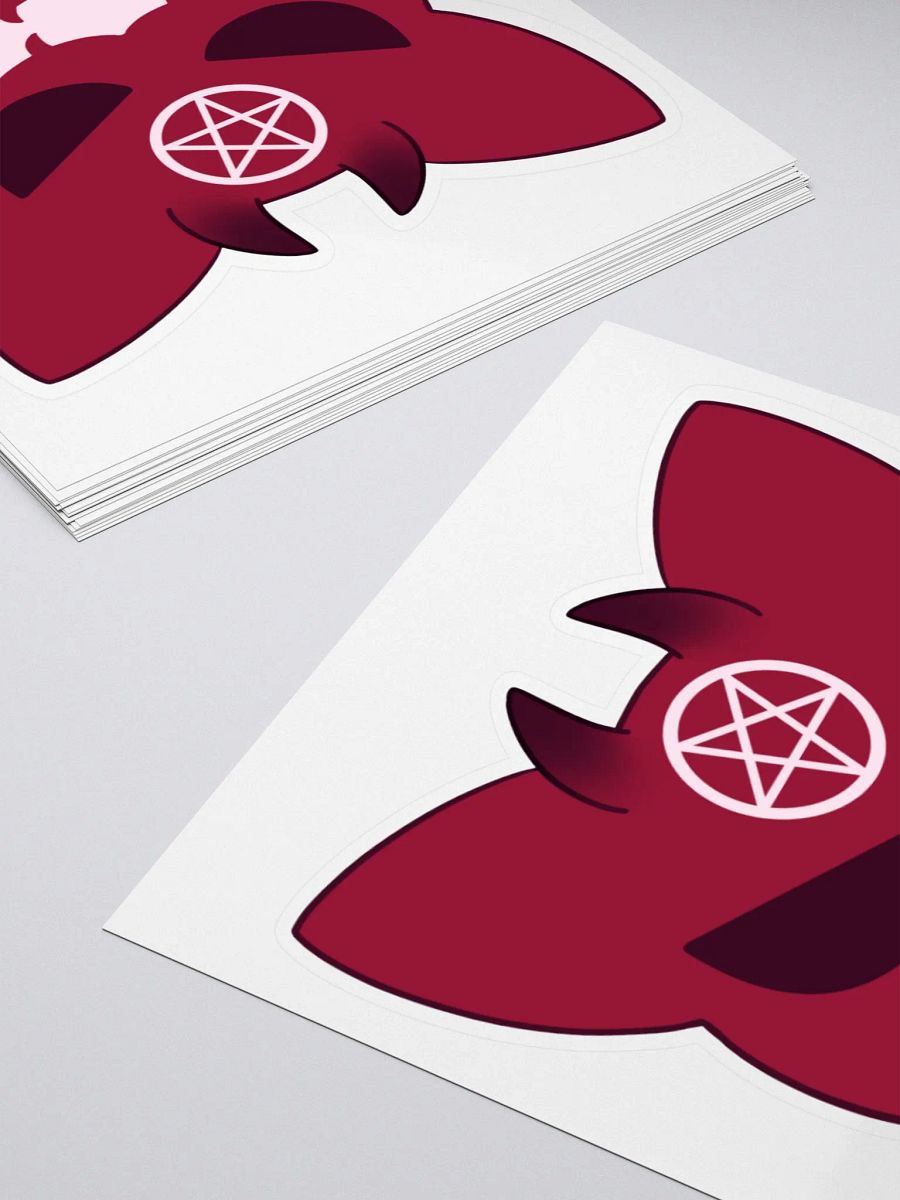 Bowtie Demon Cat Sticker product image (4)