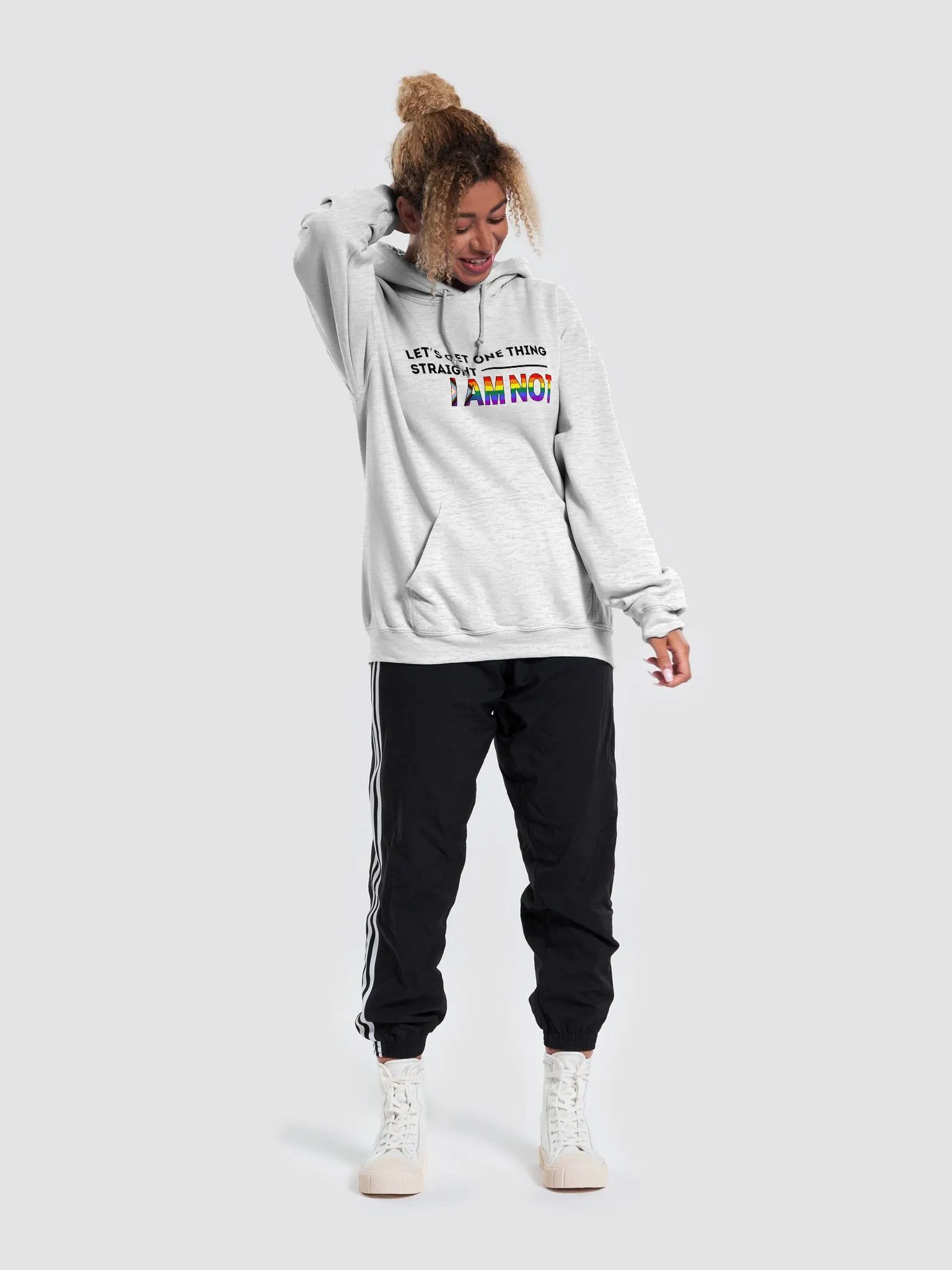 I'm Not Straight Hoodie product image (3)