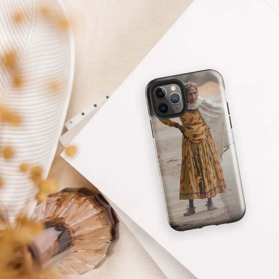 Vintage Elderly Woman in Traditional Dress Phone Case product image (30)