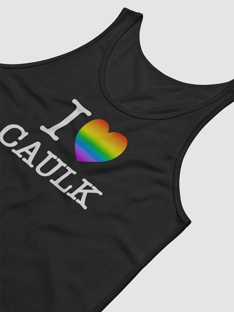 I LOVE CAULK Rainbow / Dark Tank Top product image (3)