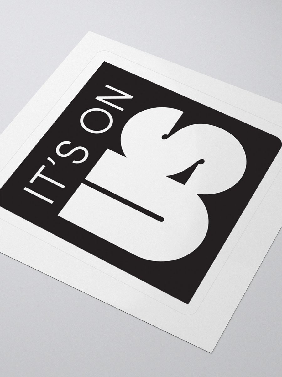 It's On Us Logo Sticker - Small product image (3)
