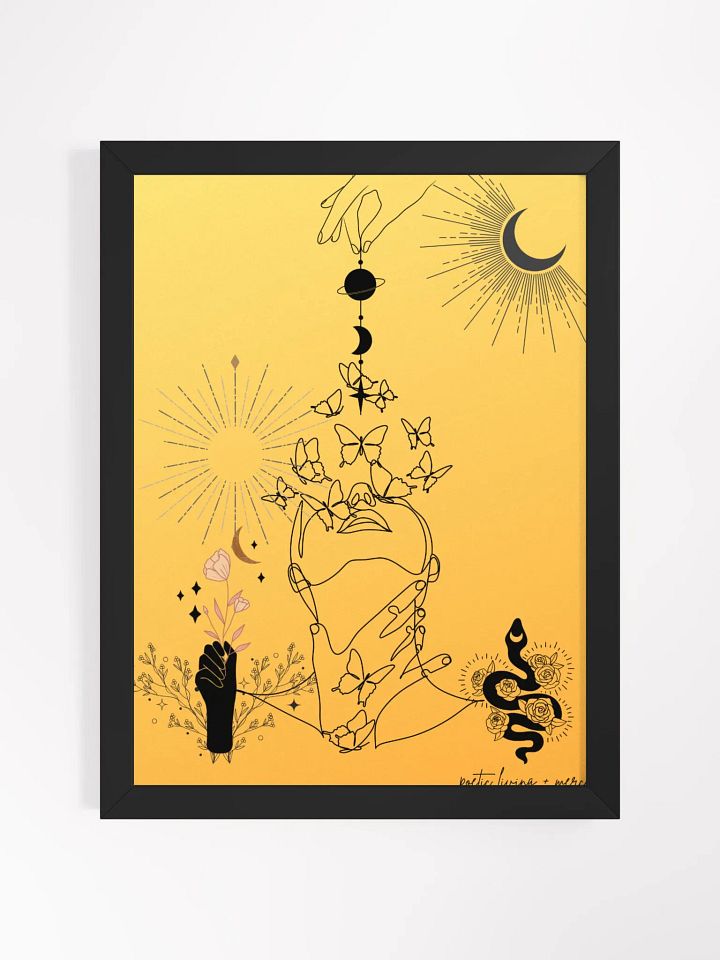 east of a cold red sun - framed design product image (1)