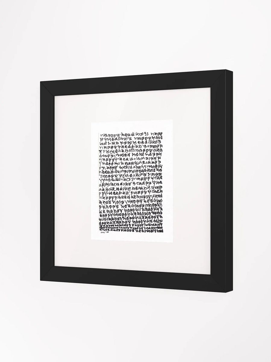 nappyhead ho's Panel Card Print Framed product image (4)