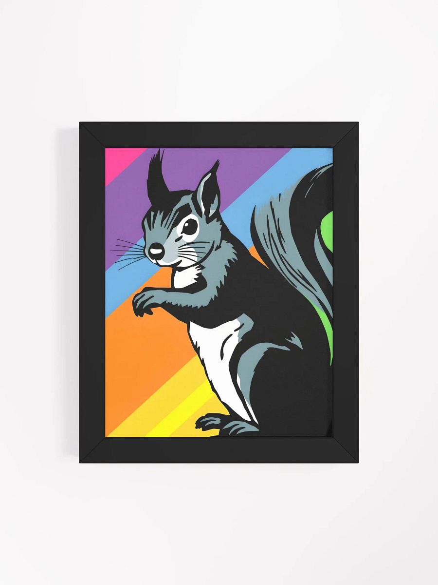 Rainbow Graffiti Pooky Vibrant Ayous Wood Framed Matte Poster product image (44)