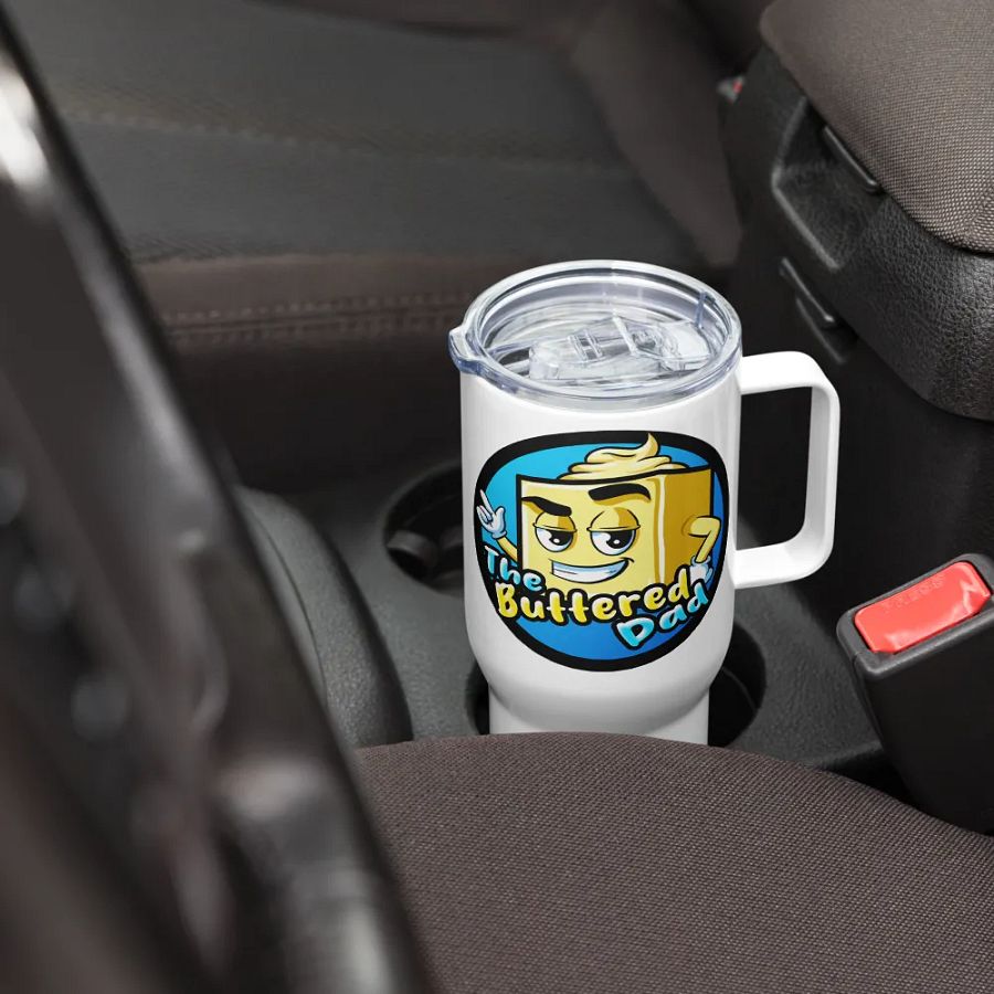 TheButteredDad Travel Mug With Handle product image (4)