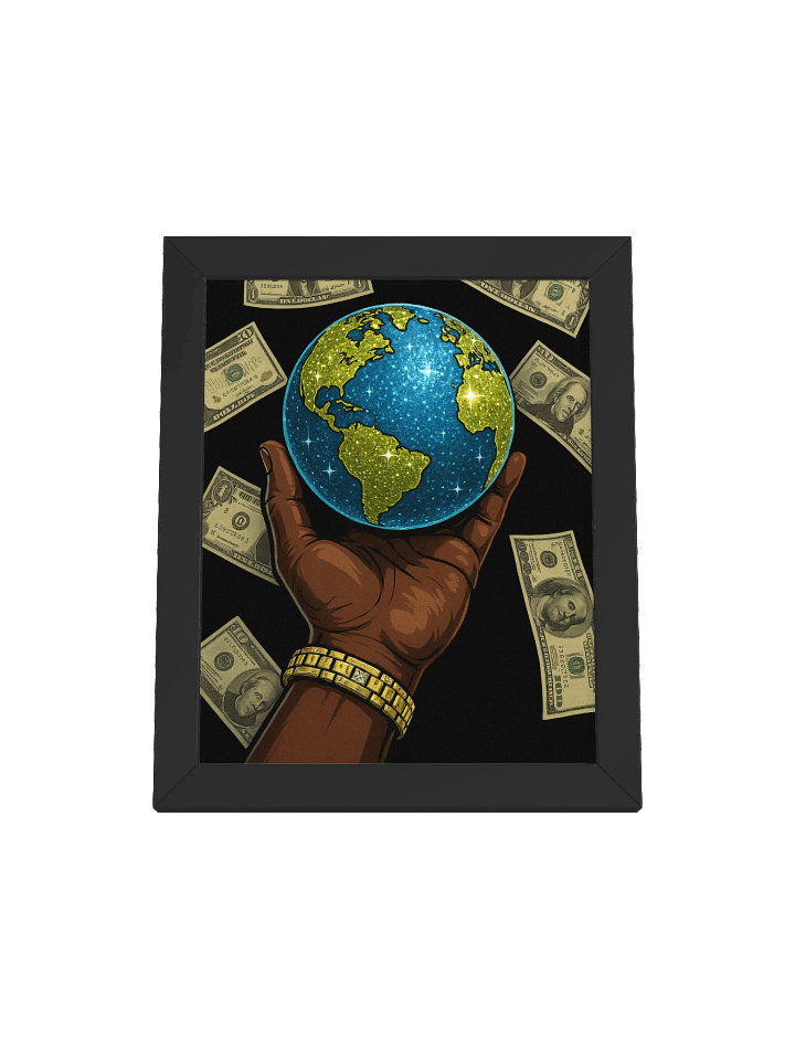 Who's World Is This Black Canvas Print product image (1)