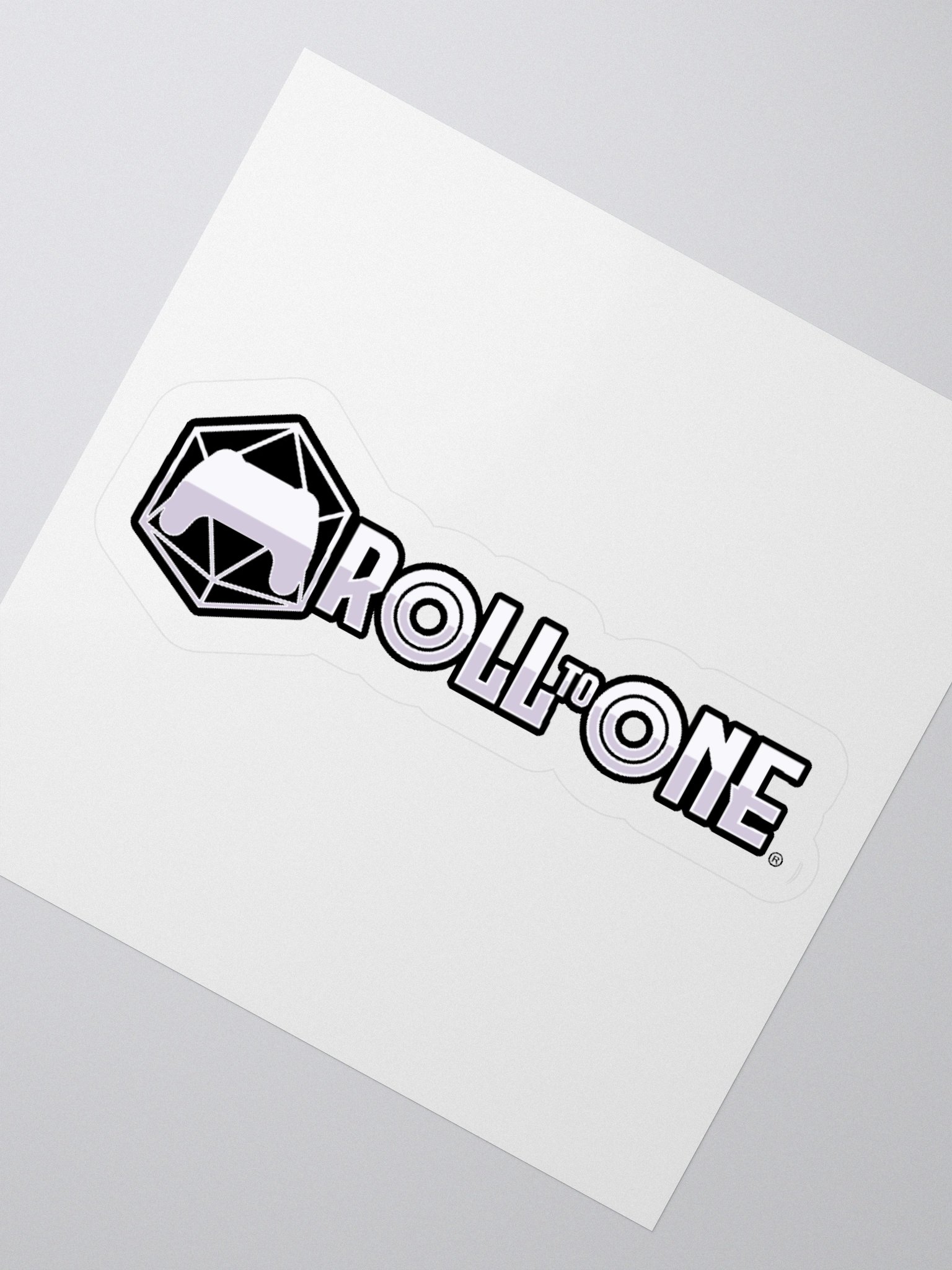 Roll to One Landscape Logo Sticker product image (2)