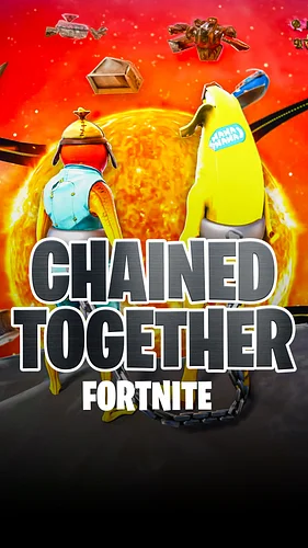 Chained together pero en fortnite es más díficil en pareja #chainedtogether #fortnite #fortnitecreative #fortnitemaps #fortni...