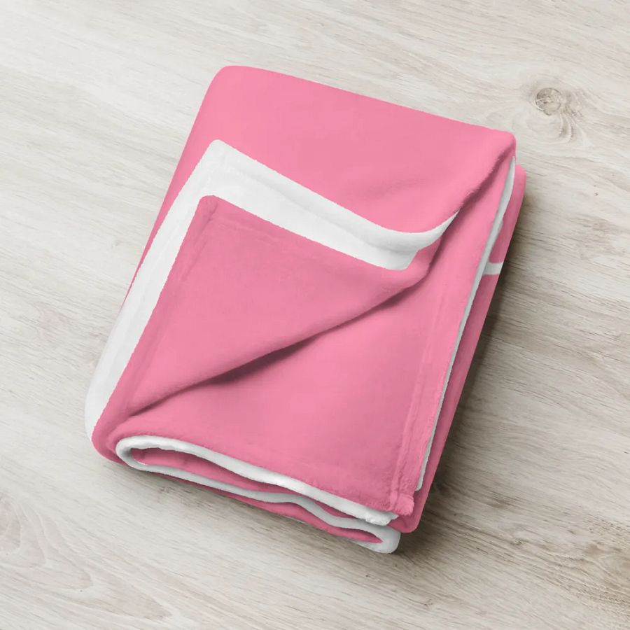 Ukraine - Pink & White - Throw Blanket product image (6)