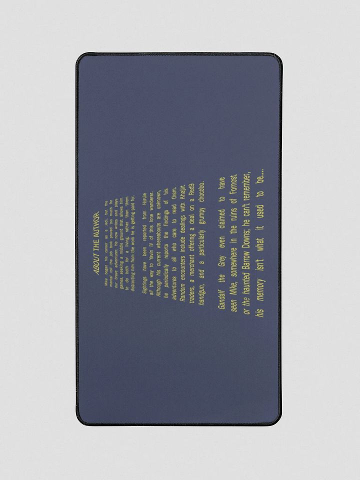 About the Author, the computer mat product image (1)