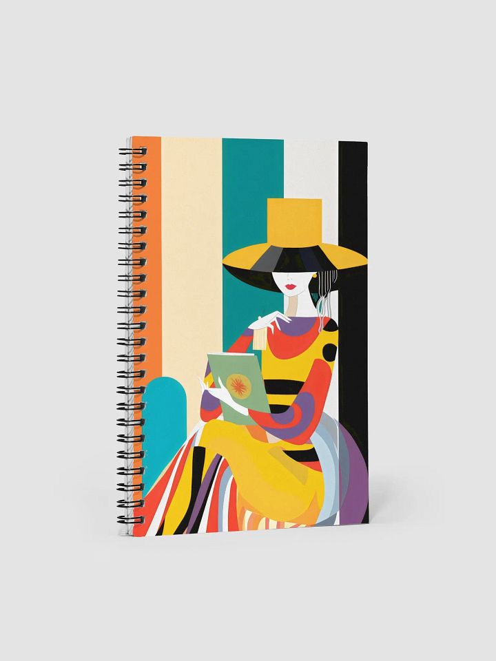 Fashionista Reading Spiral Notebook product image (1)