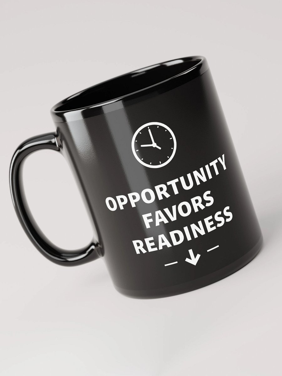 Unlock Your Destiny with Bruno Mars’ Inspirational Quote Mug – Opportunity Favors Readiness – Empower Your Journey Every Day! product image (5)