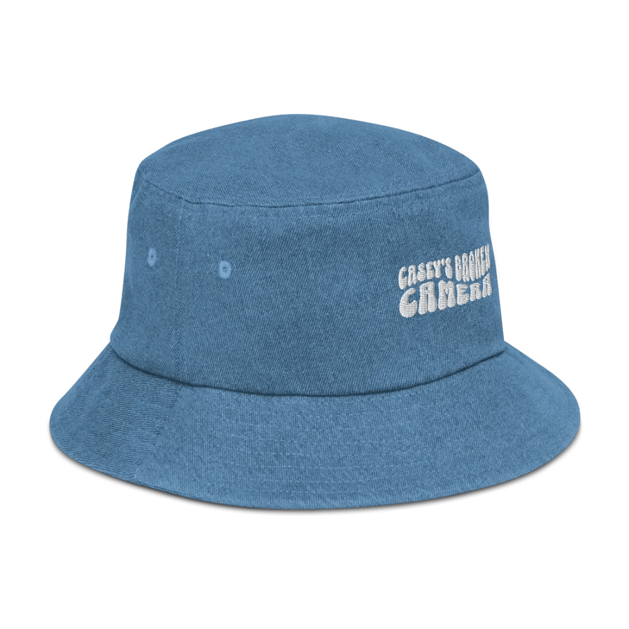 Casey's Broken Camera ( White Denim Bucket Hat) product image (42)