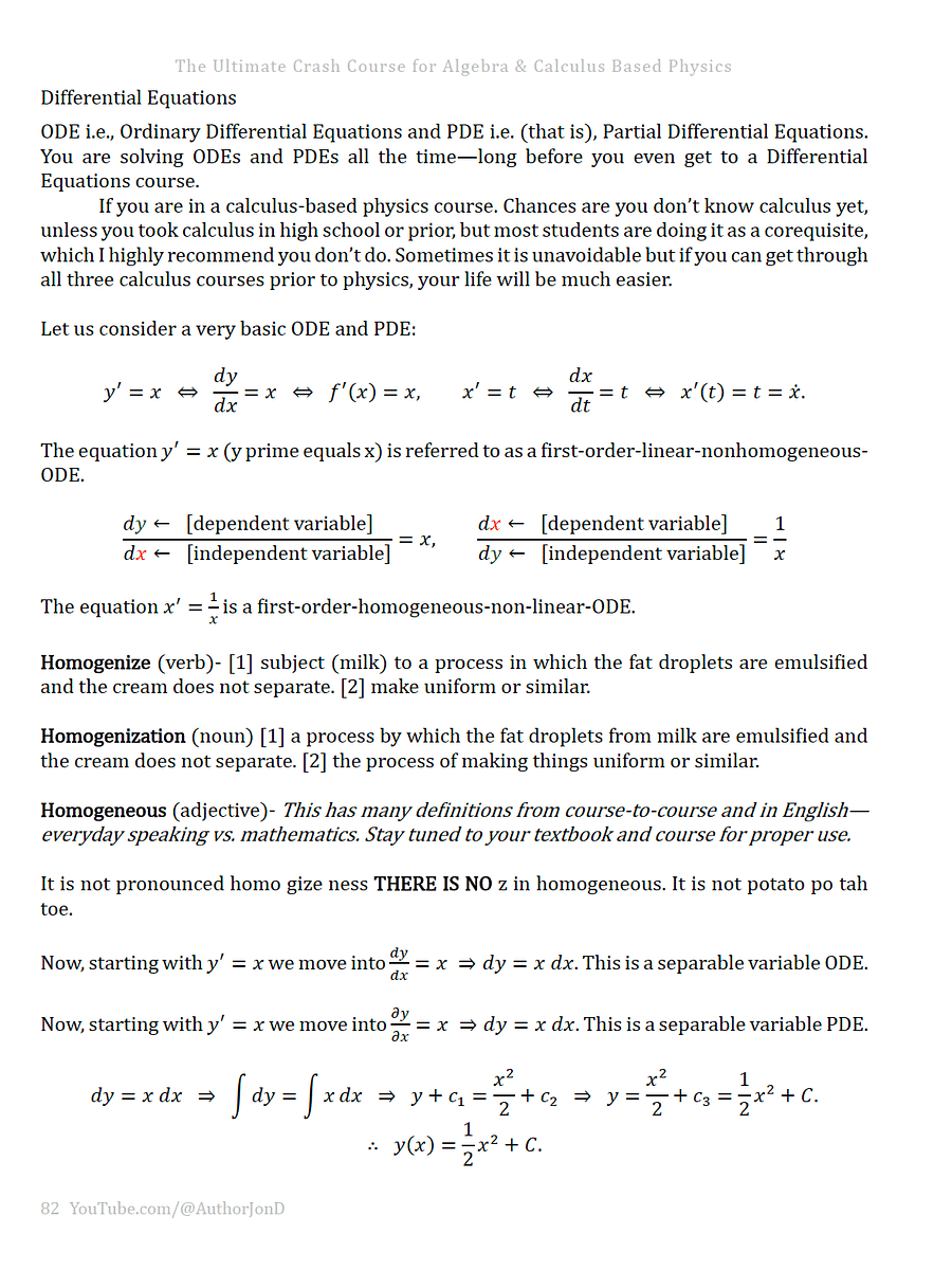 Before Starting Algebra or Calculus Based Physics product image (6)