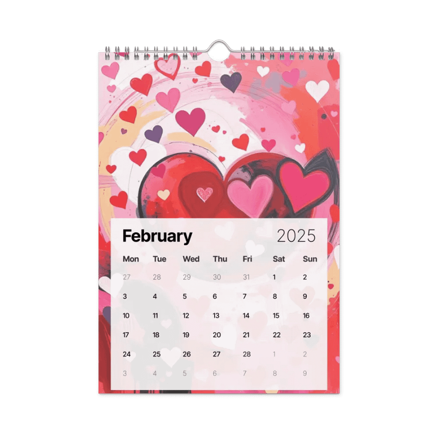 ART ABSTRACT WALL CALENDAR 2025 product image (5)