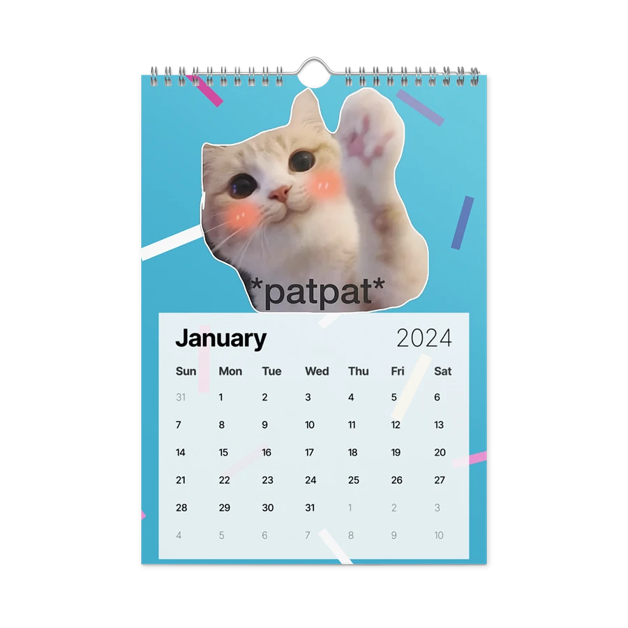 Wall Calendar (2024): Meme Cats product image (8)