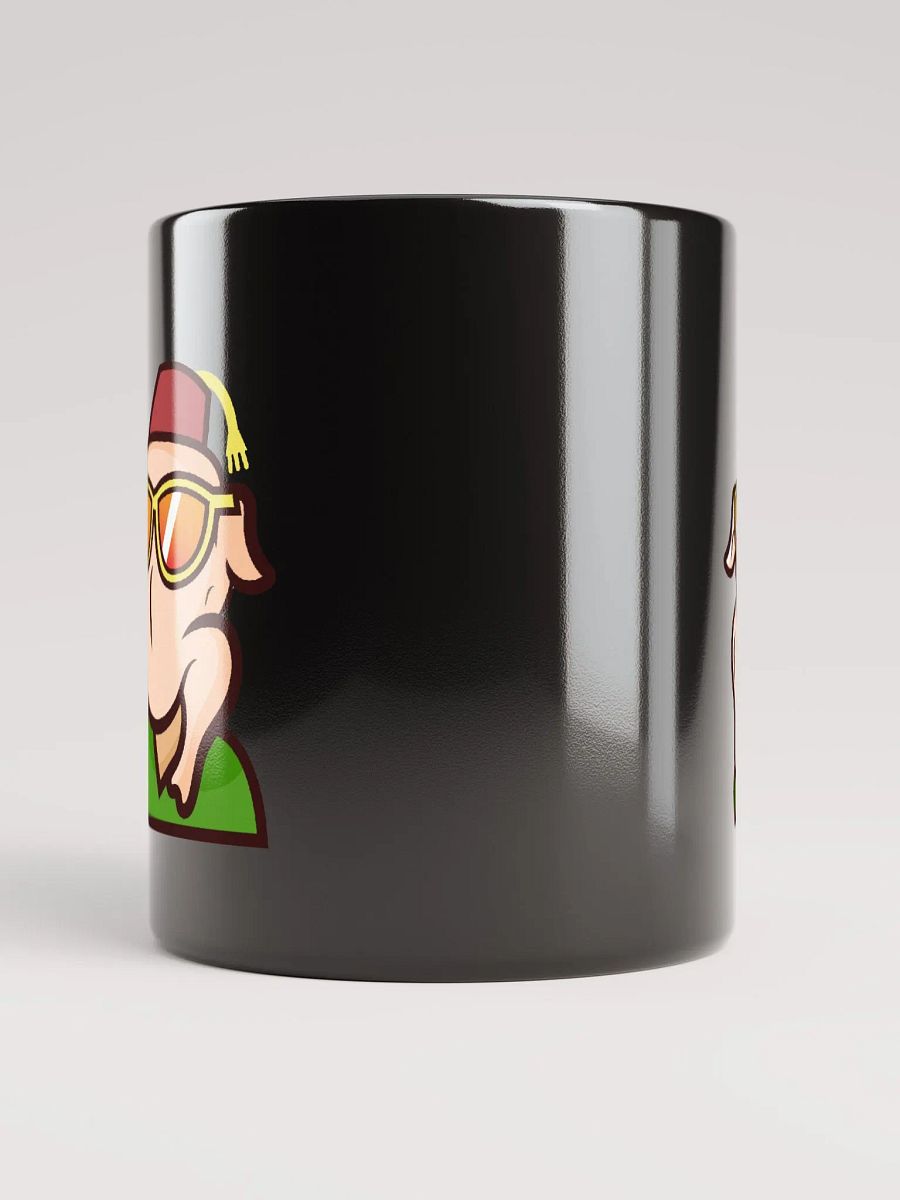 TURKEY HEAD GLOSSY BLACK MUG product image (9)