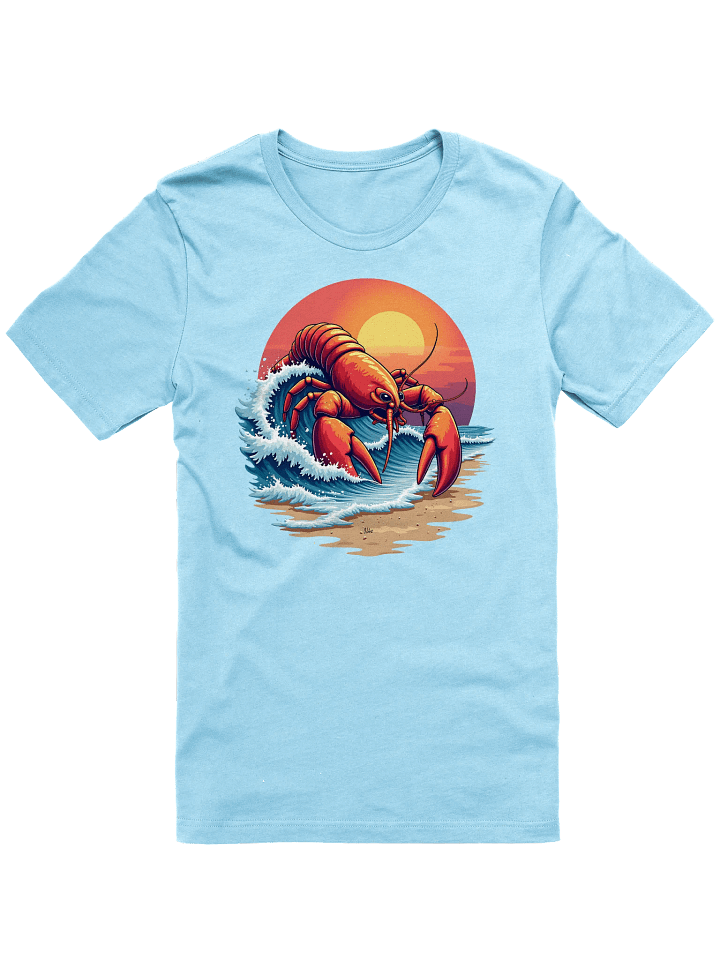 Lobster Mirage | Surreal Coastal Art Unisex T-Shirt product image (3)