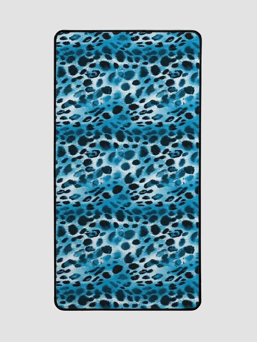 Blue Leopard Desk Mat product image (2)