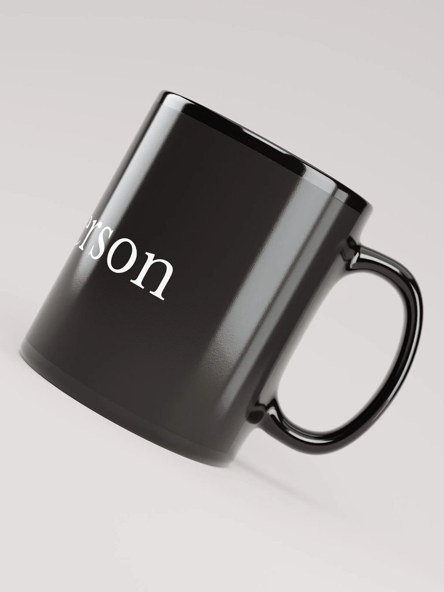 Cat Person Mug (Black) product image (5)