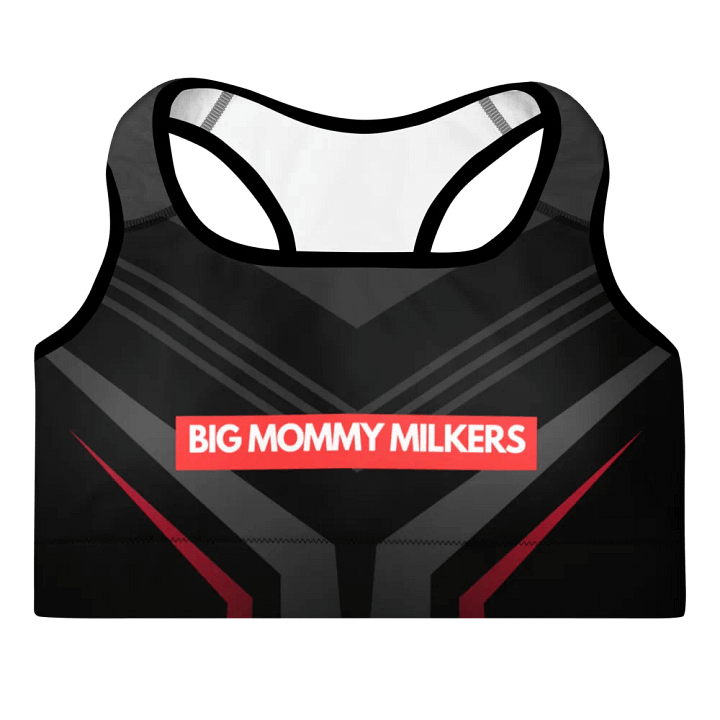 'Big Mommy Milkers' Padded Sports Bra product image (1)