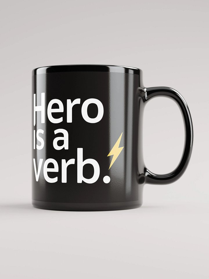 Hero Is a Verb – The Robert Downey Jr. Inspirational Mug That Transforms Ordinary Fans Into Everyday Heroes product image (1)
