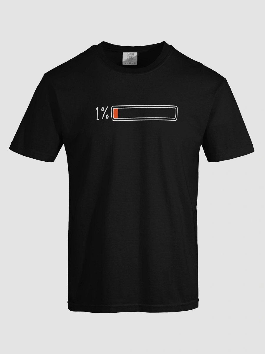 Low Battery 1% life Charging Energy Battery low tshirt battery gameover product image (6)