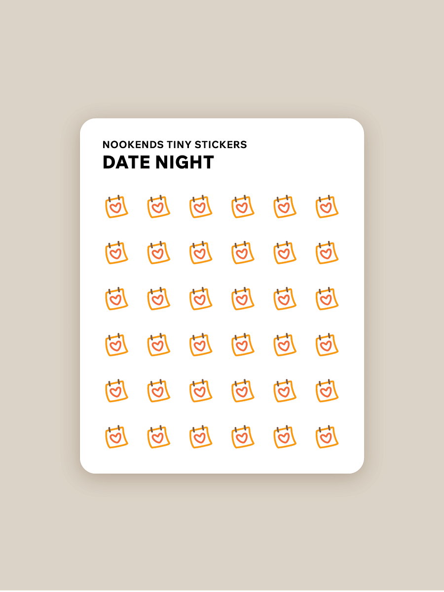 Tiny Stickers: Date Night product image (1)