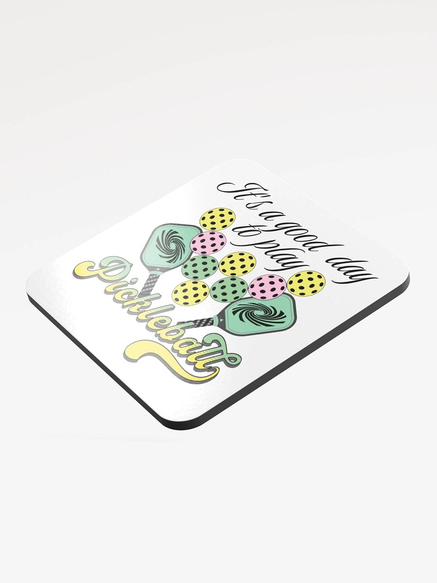 Its A Good Day To Play Pickleball Playful Cork Coaster product image (4)