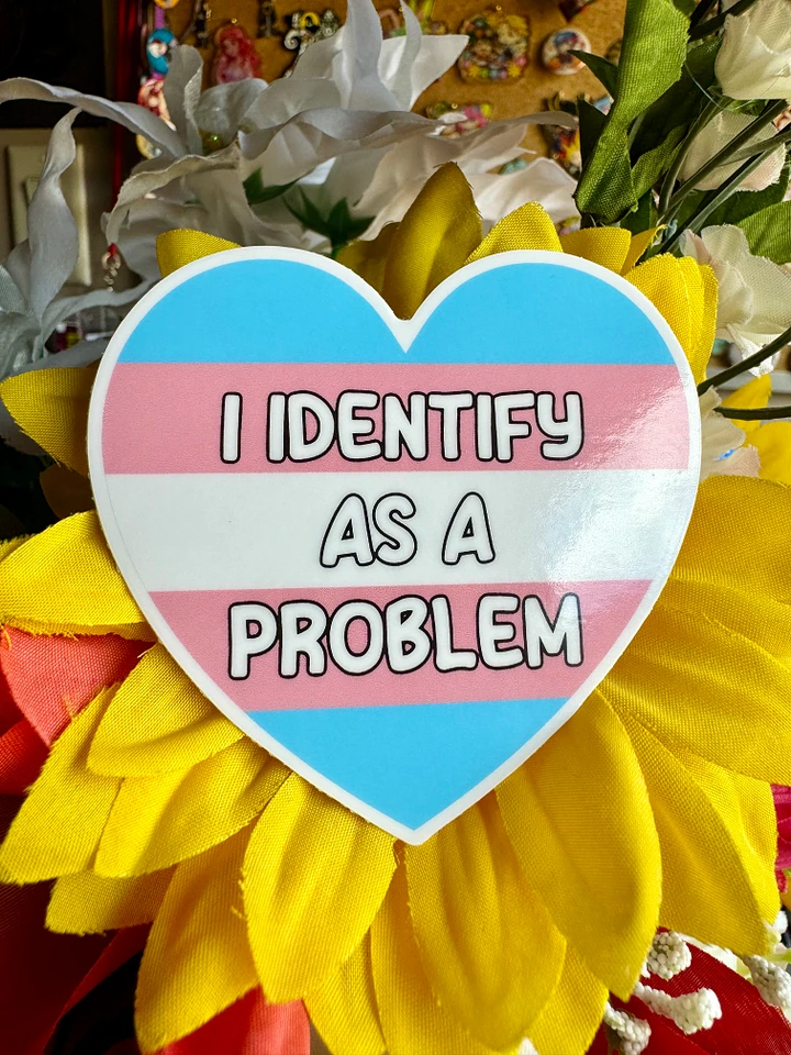I Identify as a Problem Stickers product image (1)