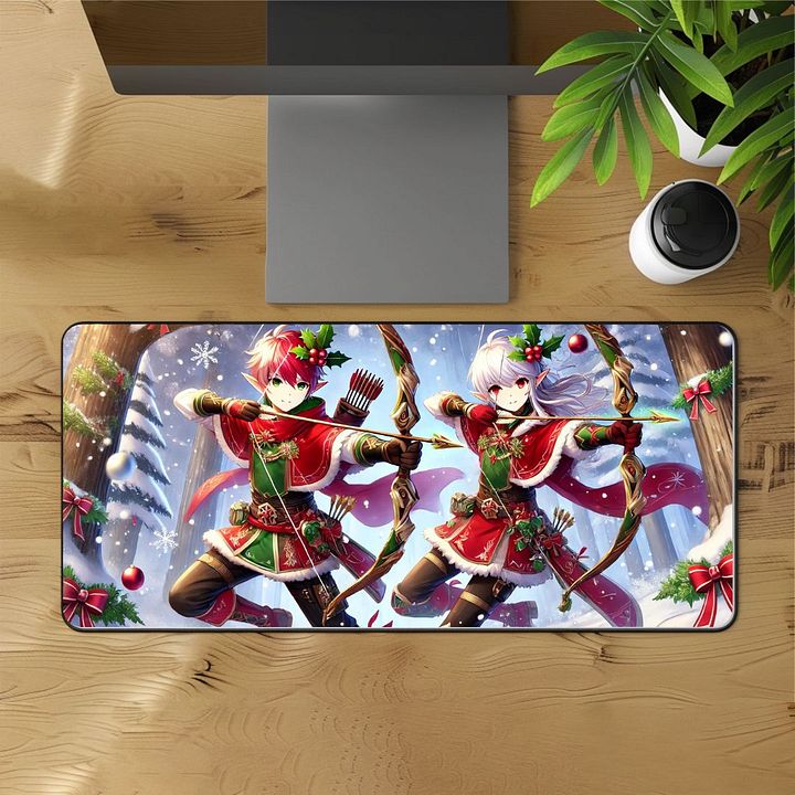 Holiday Archers Desk Mat - 12"x22" product image (1)