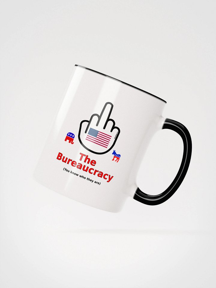 Two-tone Ceramic Mug-MisterFinger-Bureaucracy-B product image (22)