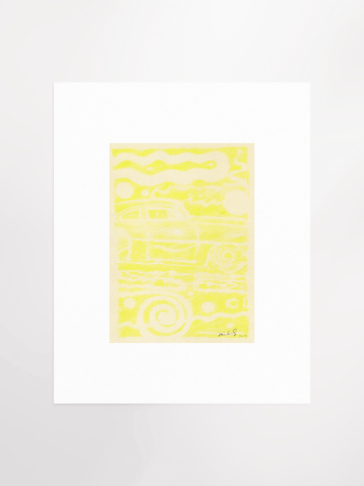 Custom Car (yellow) 5.11.91 Print product image (2)