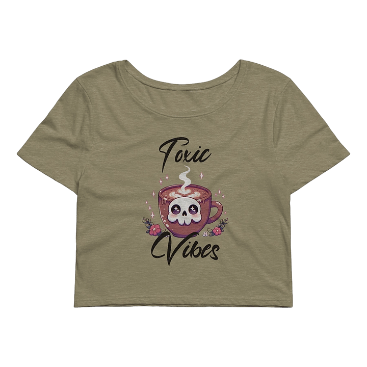 Skull Coffee Women's Crop Tee product image (1)