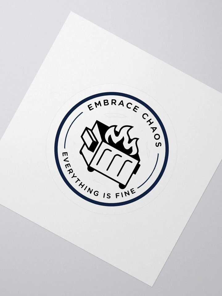Everything is fine Sticker product image (2)